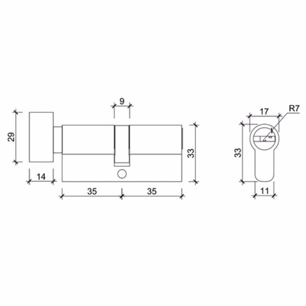 [CHÍNH HÃNG ] Ruột khóa VICKINI 41108.001 (5 chìa vi tính)