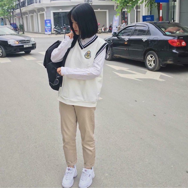 Quần kaki nữ lưng thun chất vải đẹp | BigBuy360 - bigbuy360.vn