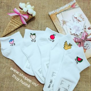Combo 100 tất trái cây + 5h bút