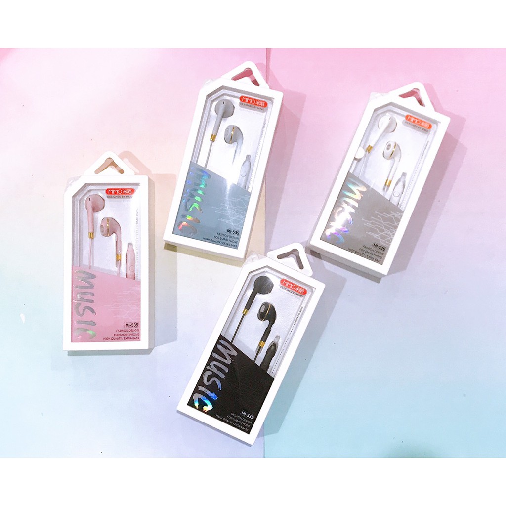 tai nghe màu pastel Music MK-1044/1060 MI- 535 tai nghe dễ thương