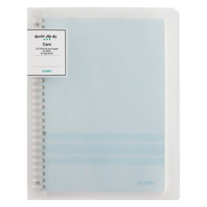 Sổ còng nhựa B5 40 tờ Caro MS 544 kèm 5 bìa tab phân trang - Binder KLong