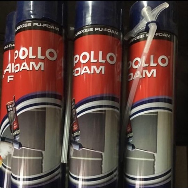 Keo bọt nở APOLLO FOAM 750ml HÀNG CHÍNH HÃNG có vòi đi kèm