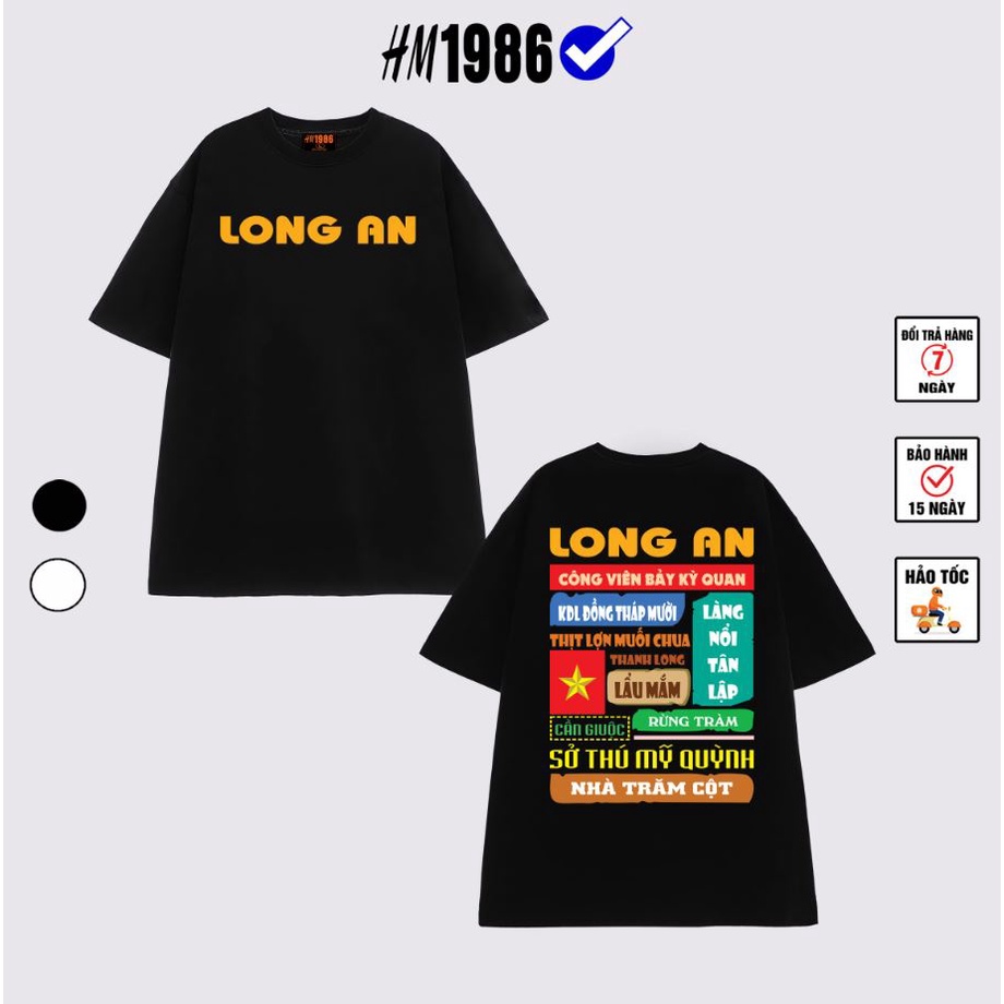 Áo thun tay lỡ unisex nam nữ 63 tỉnh thành VIỆT NAM TPHCM cotton form rộng oversize nhiều màu phong cách ulzzang hm1986