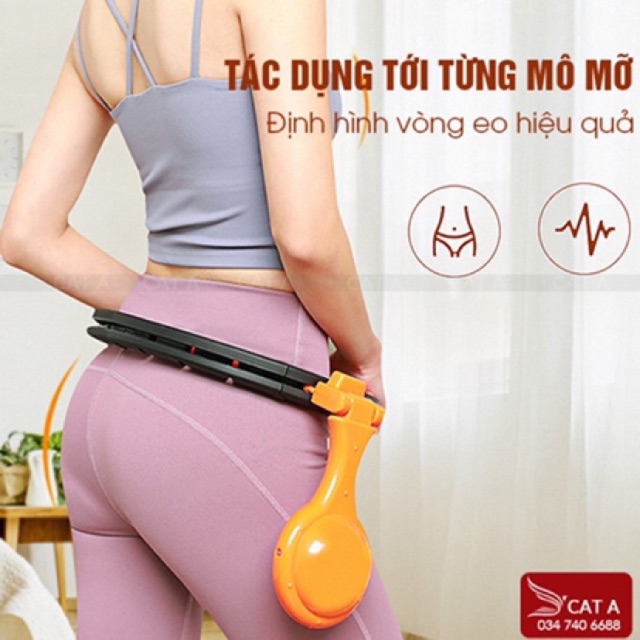 Vòng lắc eo làm giảm mỡ thừa eo - Vòng điều chỉnh thon gọn bụng ( tùy chỉnh vòng eo )