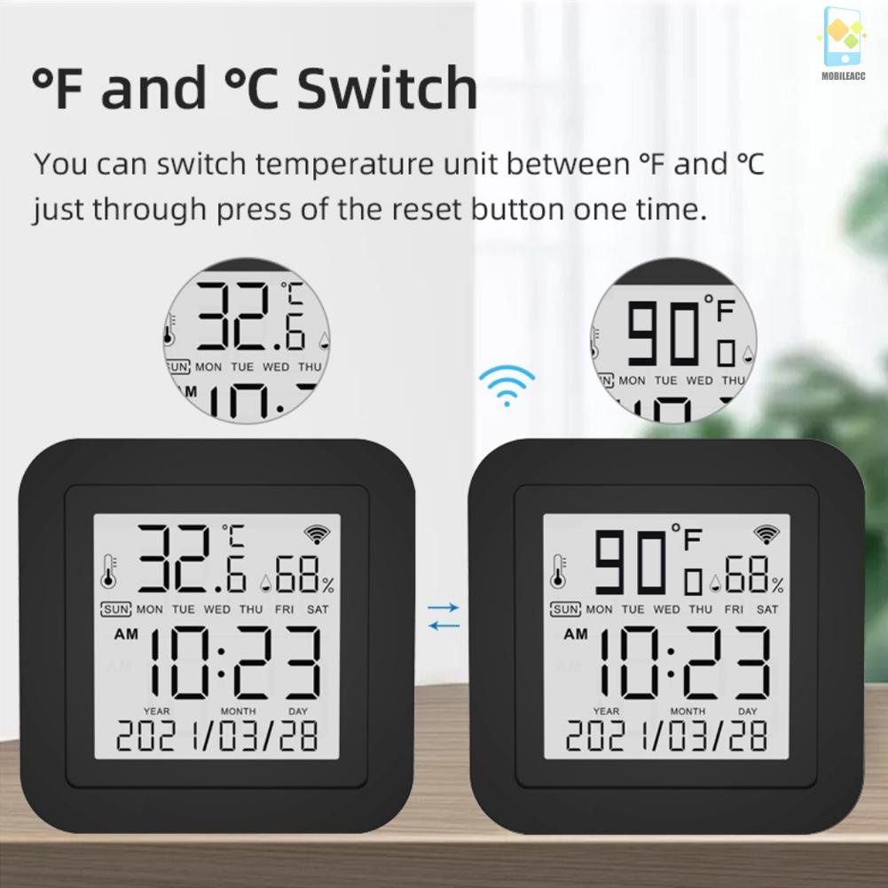 Bộ Điều Khiển Nhiệt Độ Độ Ẩm S09A Tuya WiFi 3 Trong 1 Chuyên Dụng