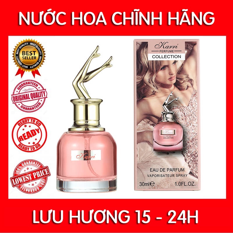 Nước hoa nữ Karri hình đôi chân hoa hậu thơm lâu quyến rũ