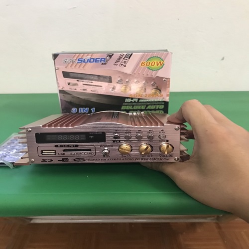 AMPLY MINI 12V SON 288 HÀNG XỊN CÔNG NGHỆ CLASS 2017 CHẤT ÂM SIÊU KHỎE, SIÊU CHUẨN