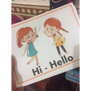 Flashcard lớp 3 BGD cả năm khổ a5 in màu ép plastic