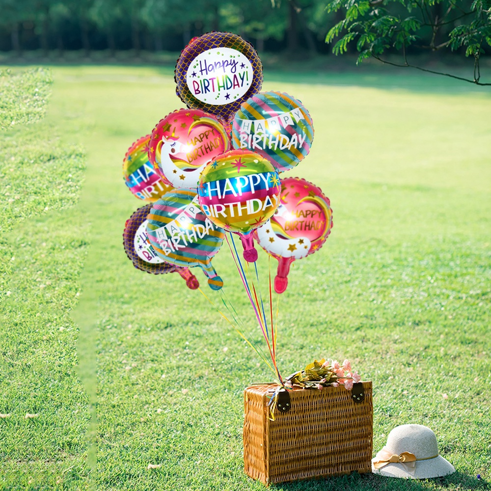Bong Bóng Khí Heli Bằng Lá Nhôm 10 Inch Nhiều Màu Trang Trí Giáng Sinh / Sinh Nhật / Tiệc Cưới