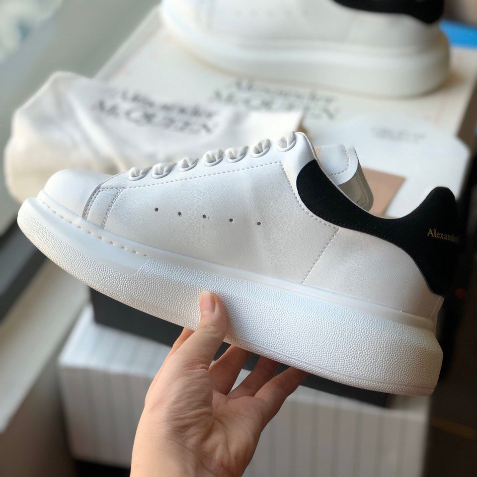Giầy Sneaker 1:1 Tăng Chiều Cao M.CQ Màu Trắng Gót Nhung Đủ Size Nam Nữ 👌 Ảnh Thật + Video 👌 | BigBuy360 - bigbuy360.vn
