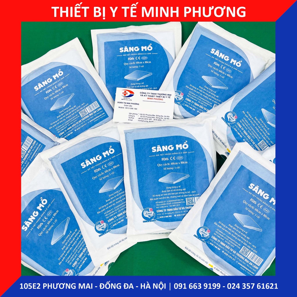 Săng mổ y tế sử dụng một lần trong phẫu thuật