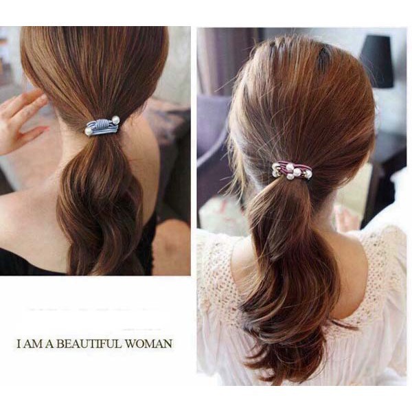 Hộp 12 chun buộc tóc Hàn Quốc 12 kiểu cute (có sỉ)