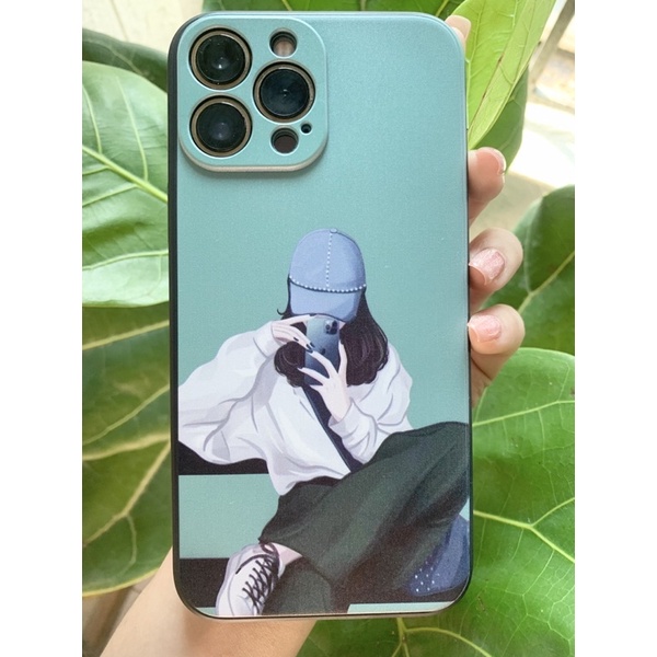 Ốp iphone 6s/6p/7p/8p/XS/XSmax/XR/11 Pro/11 Promax/12 Mini/12 Pro/12 Promax/13 Promax/13 Mini, viền vuông, bảo vệ camera