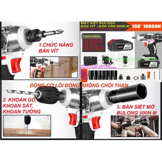 Máy siết bulong 500N.M
