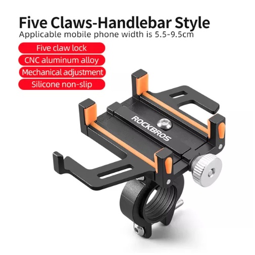 ROCKBROS GIÁ ĐỠ ĐIỆN THOẠI GẮN VÀO XE ĐẠP THỂ THAO CHẮC CHẮN CHỐNG TRƯỢT