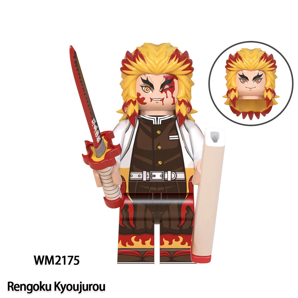 [NEW] Đồ chơi mô hình lego minifigures minifigure anime Kimetsu no Yaiba mini tanjirou nezuko kamado zenitsu lego WM6116