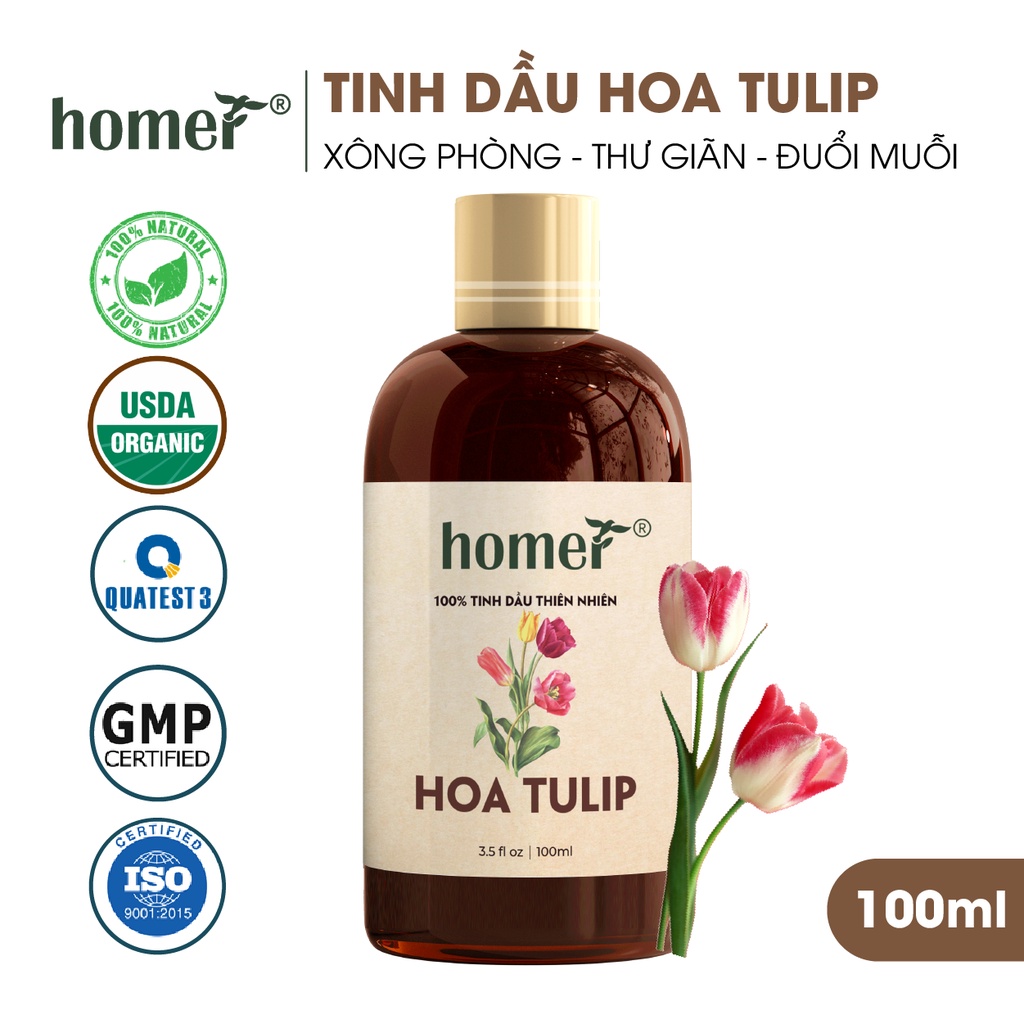 Tinh dầu Hoa Tulip Homer - Tulipa Essential Oil - đạt chuẩn chất lượng kiểm định