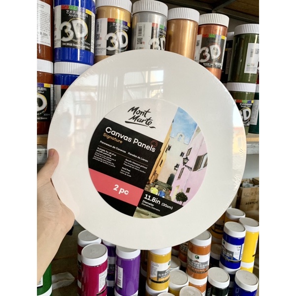 Toan tròn Canvas vẽ tranh Mont Marte  🔸 Kích  •30cm •40cm •50cm