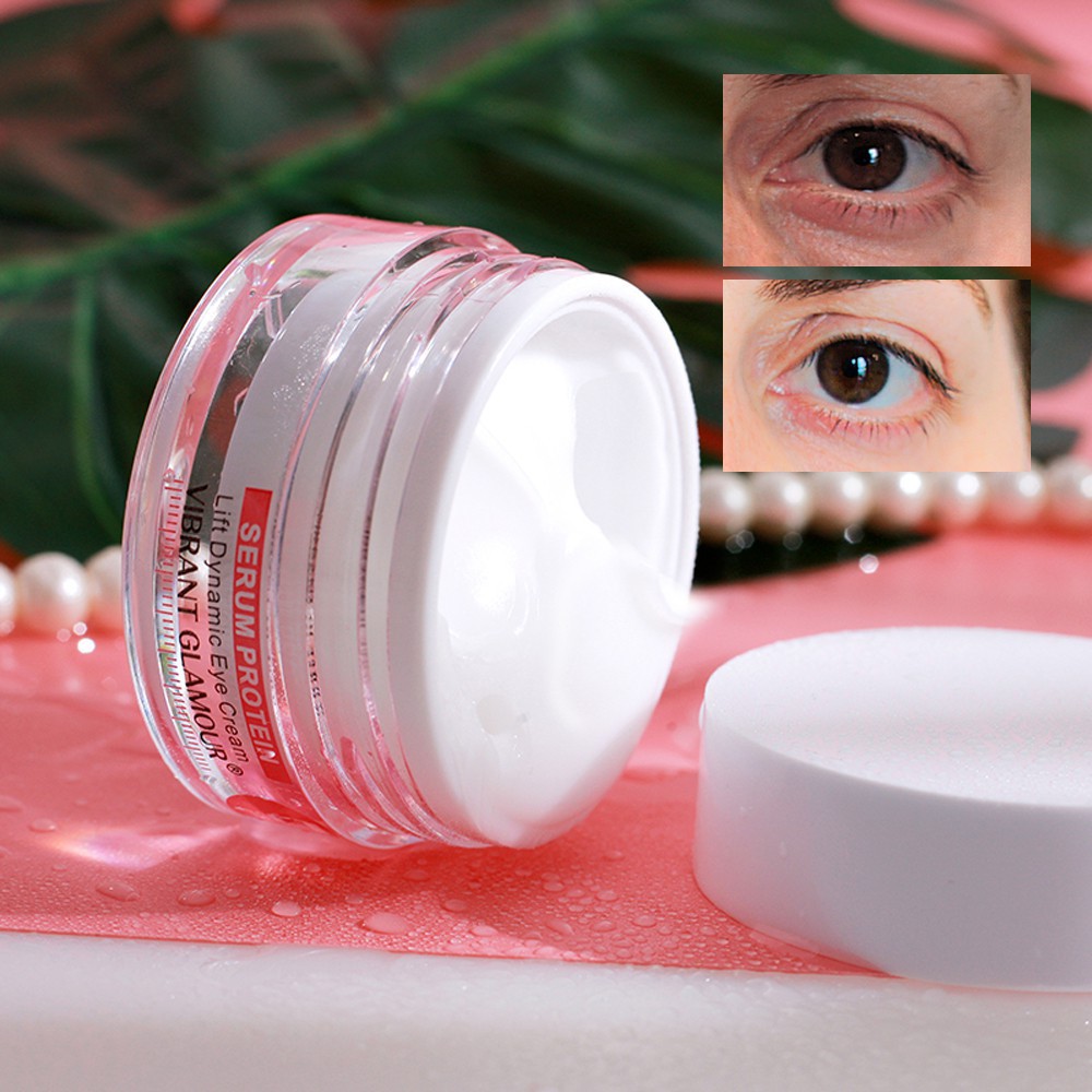 Kem Dưỡng Da Mắt VIBRANT GLAMOUR Collagen Làm Mịn Giữ Ẩm Chống Lão Hóa Không Hương Hiệu Cho Quầng Thâm / Bọng Mắt 20g | BigBuy360 - bigbuy360.vn