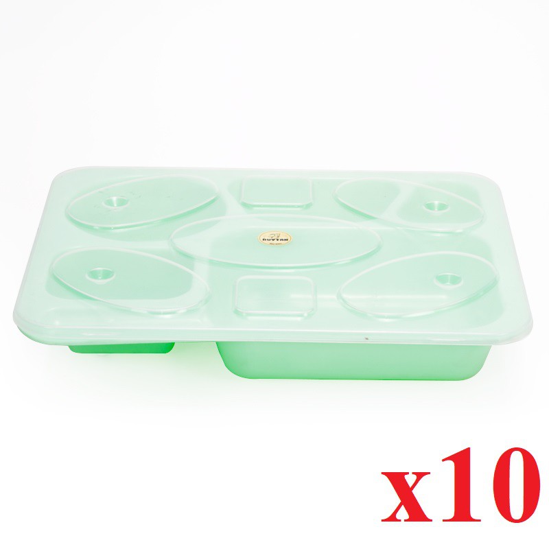 Combo 10 Khay Cơm Lớn Duy Tân (32 x 26 x 6 cm) No.758- GIAO NHANH 1H