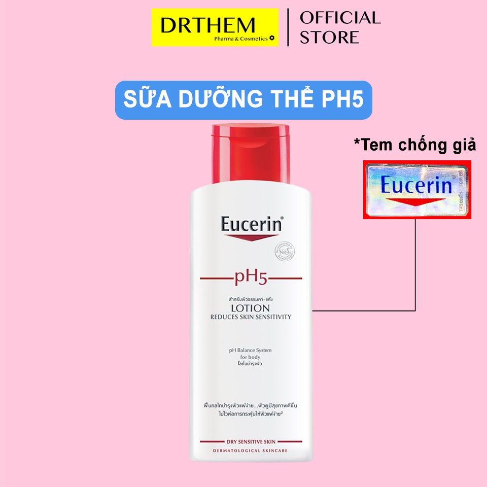 Sữa Dưỡng Thể Eucerin PH5 LOTION 250ml Cho Da Nhạy Cảm