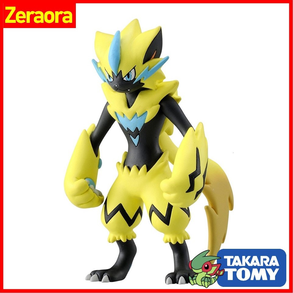 Mô hình Pokemon Zeraora chính hãng Takara TOMY Super Size - Pokemon Figure Moncolle - PokeCorner