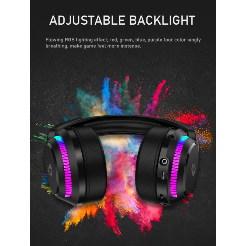 Tai nghe gaming không dây DAREU A710 RGB / WIRELESS 5.8G Chính hãng BH 12 tháng.