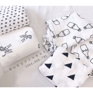 Sỉ / lẻ chăn xô - khăn tắm muslin tree sợi tre cao cấp an toàn cho bé