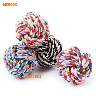 Bóng cuộn thừng ngũ sắc  5.5CM bóng mài móng cào móng cho mèo