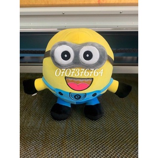 Thú bông minion tròn ú 30cm cute - lông nhung mịn - cao cấp