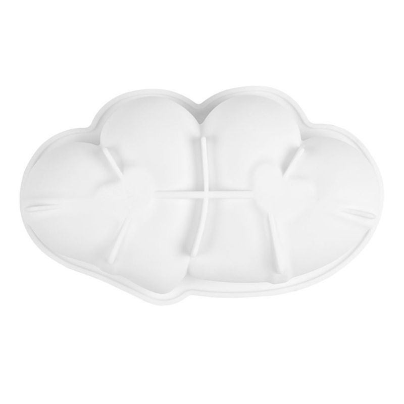 Khuôn Silicone Làm Bánh Hình Trái Tim Đôi Tiện Dụng