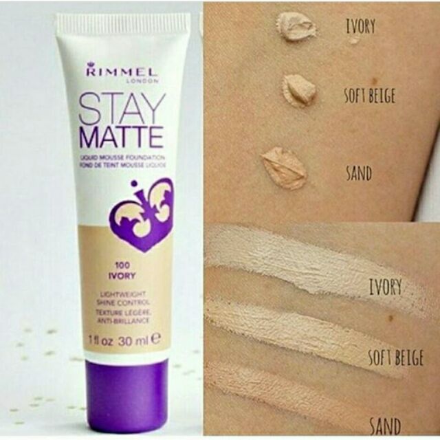 Kem nền rimmel stay matte