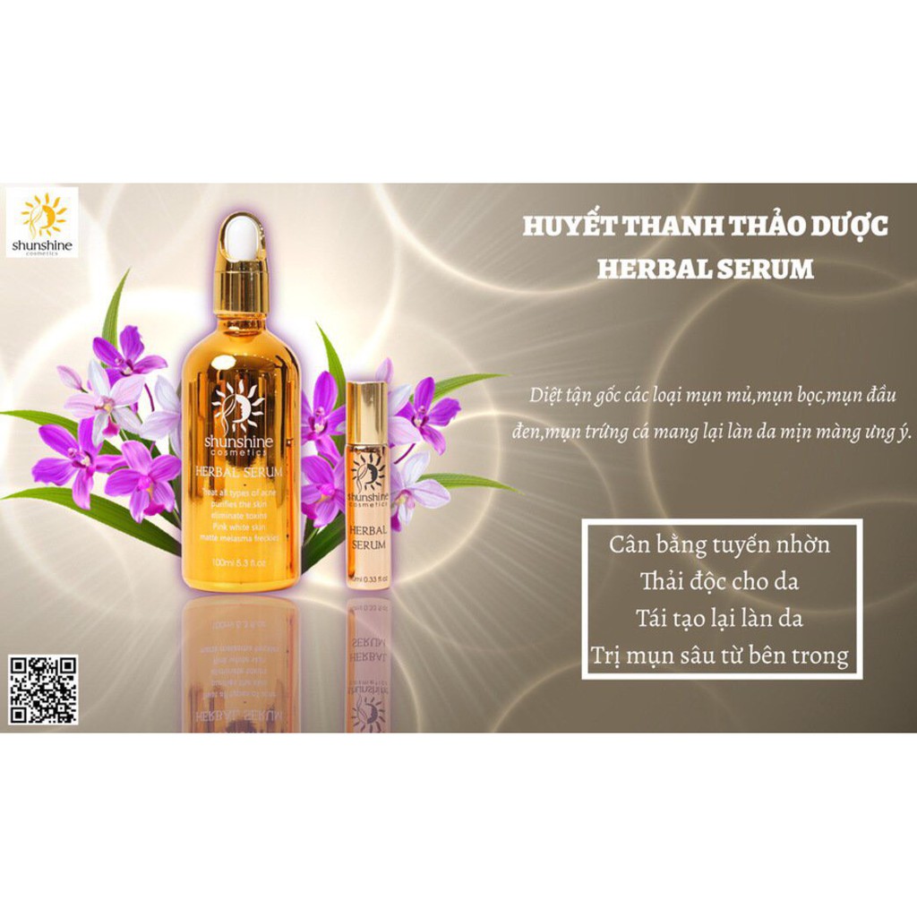 Shunshine cosmetics serum dưỡng da, tái tạo da - herbal | BigBuy360 - bigbuy360.vn