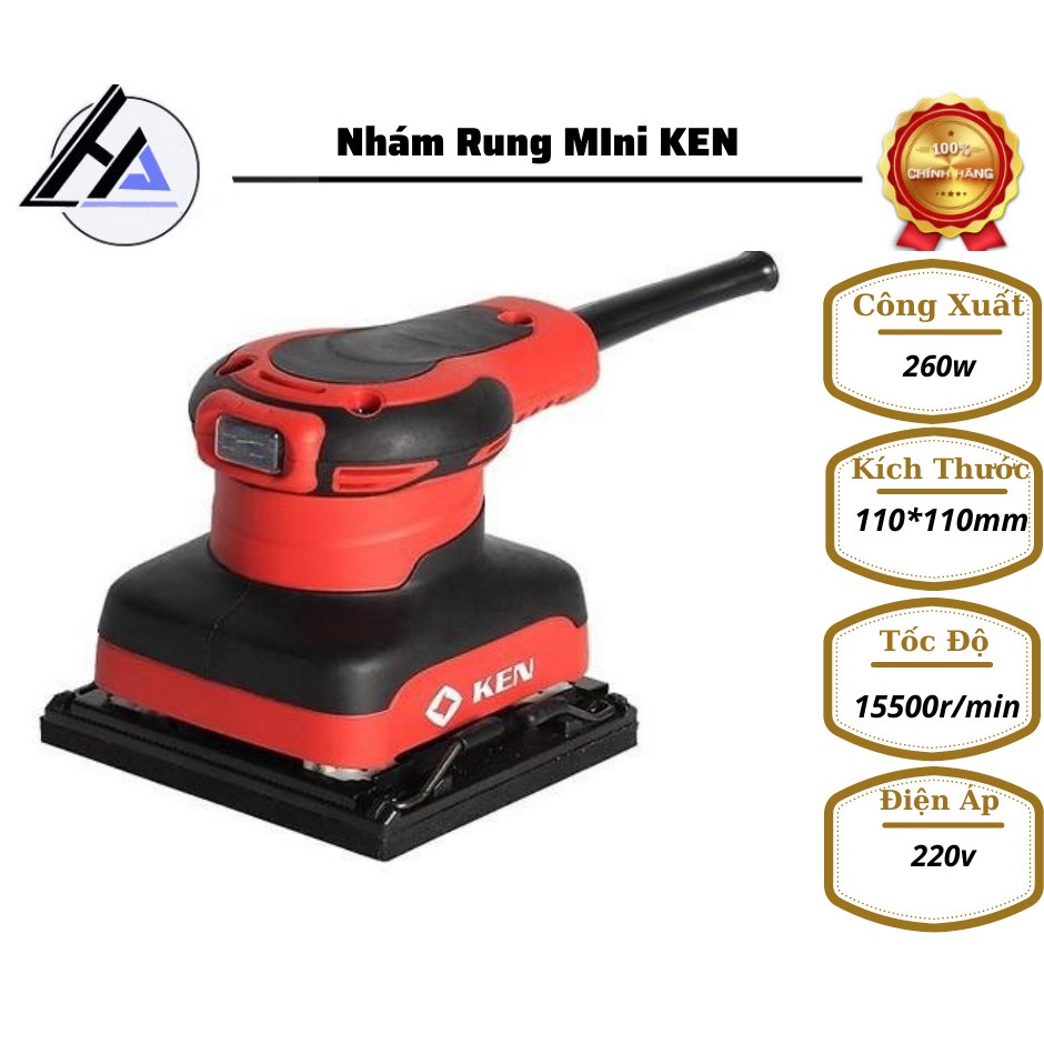 Máy chà nhám rung KEN Có Bảo hành chính hãng 12 tháng