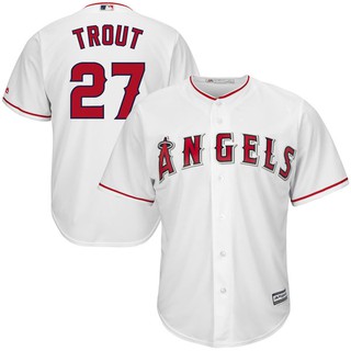 Áo đấu cầu thủ Los Angeles Angels 27 Mike Trout