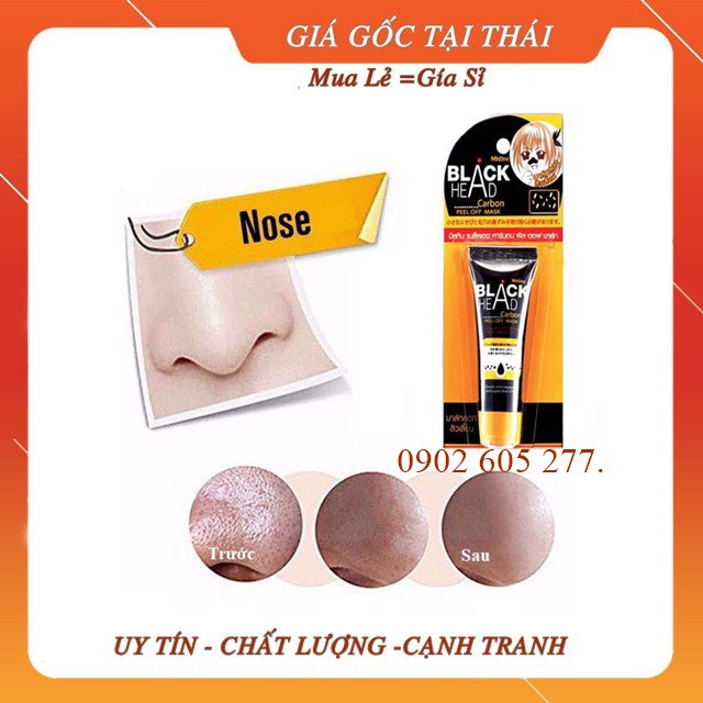 [hàng chính hãng]Mặt Nạ Than Lột Mụn Cám Mistine Black Head Thái Lan