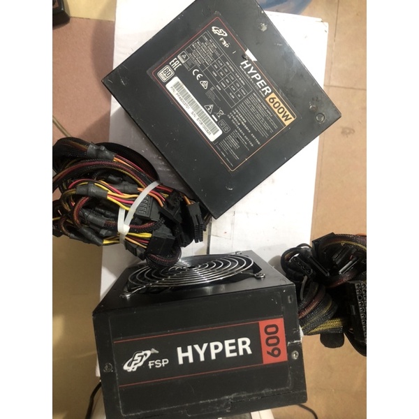 Nguồn công suất thực FSP HYPER 600w dây bọc lưới siêu bền