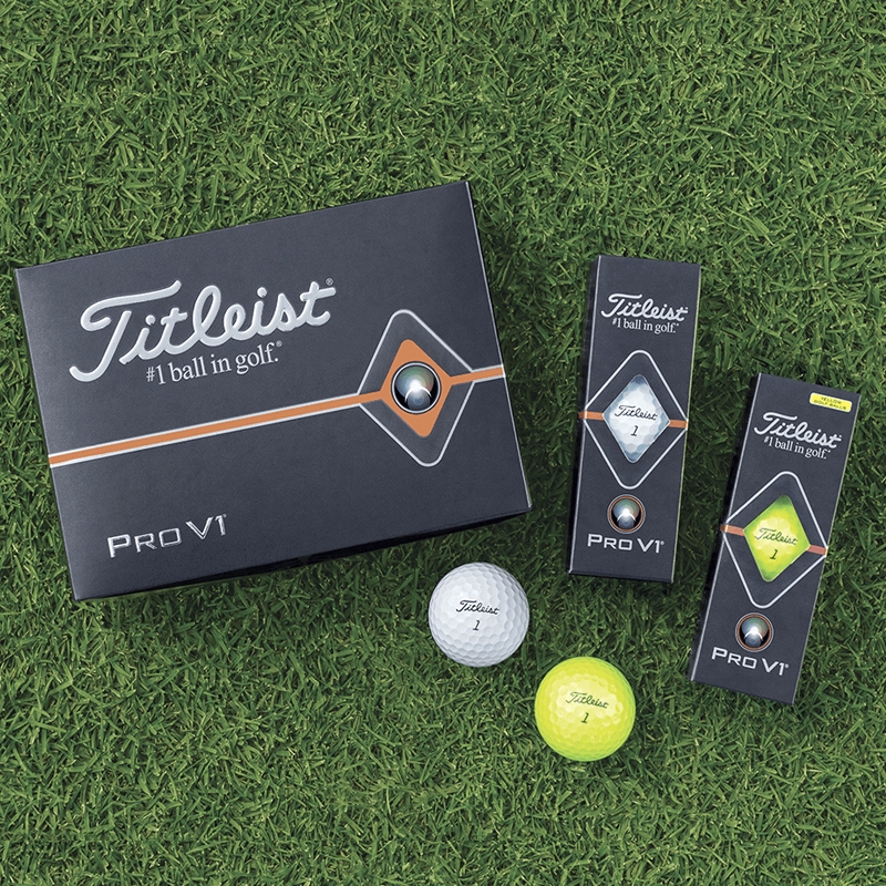 [Xả Kho hàng chuẩn Mỹ] [Hộp 12 bóng] Bóng Golf Titleist PRO V1  x3 Lớp Dùng Để Chơi Golf, Cao Cấp