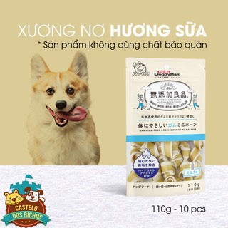 BÁNH THƯỞNG XƯƠNG NƠ HƯƠNG SỮA DOGGY MAN GIÀU DINH DƯỠNG -THƠM MIỆNG - BỔ SUNG CANXI CHO CHÓ