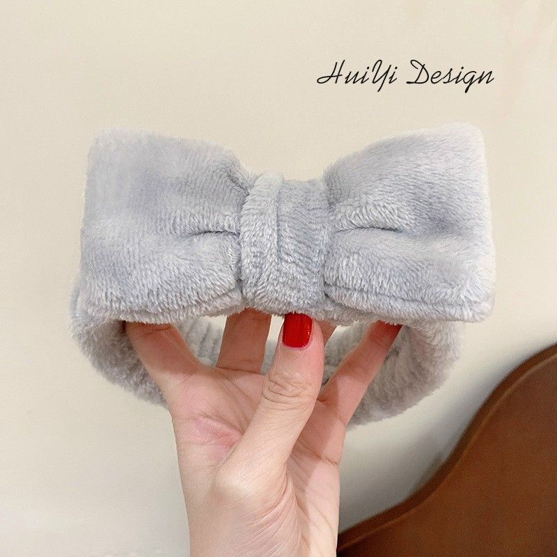 Băng đô nơ trơn phong cách Hàn Quốc nhiều màu xinh xắn cho các bạn gái