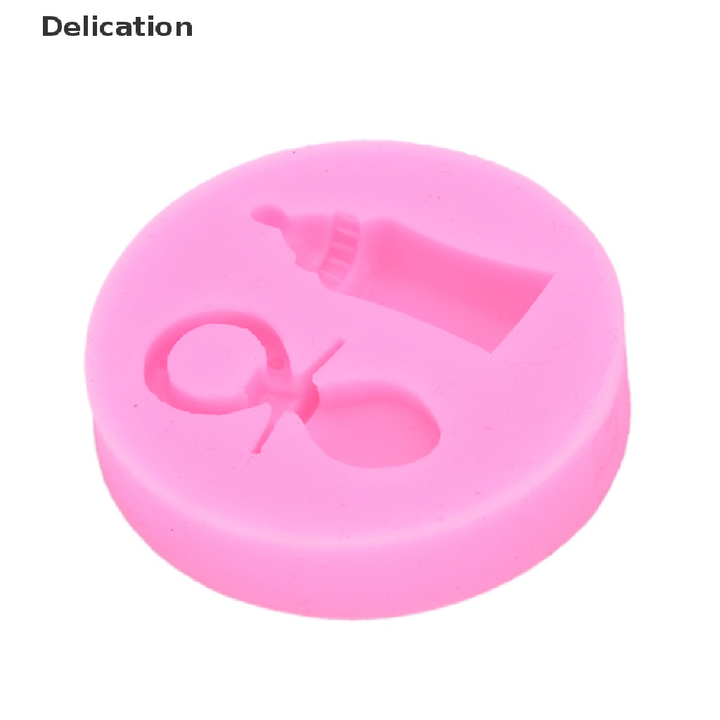 1 Khuôn silicone Tạo Hình Bình Sữa Em Bé Trang Trí
