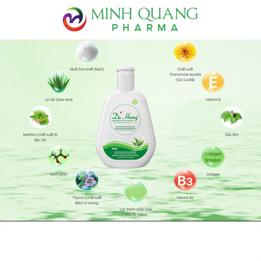 Dung dịch vệ sinh phụ nữ DẠ HƯƠNG sạch khuẩn, thơm lâu 100ml