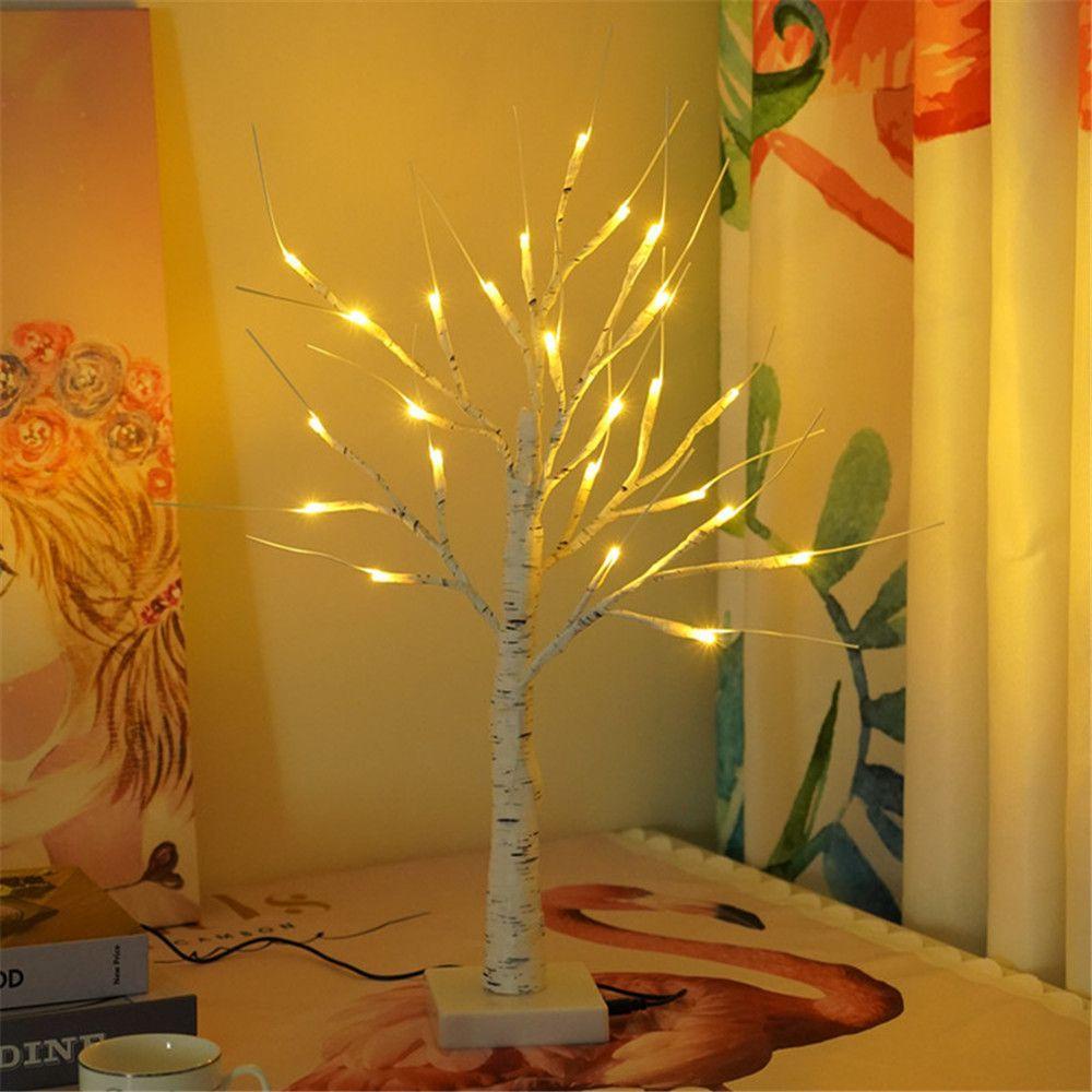 MUVAKO Cây Đèn LED Trắng Trang Trí Lễ Phục Sinh