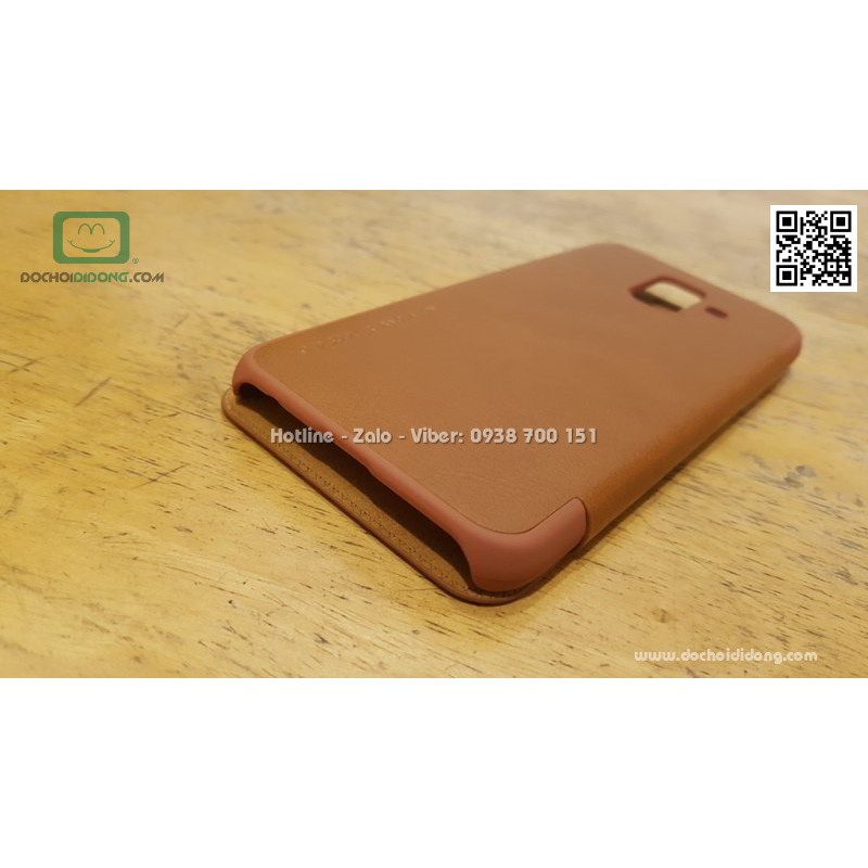 Bao da Samsung A6 2018 Nillkin Qin