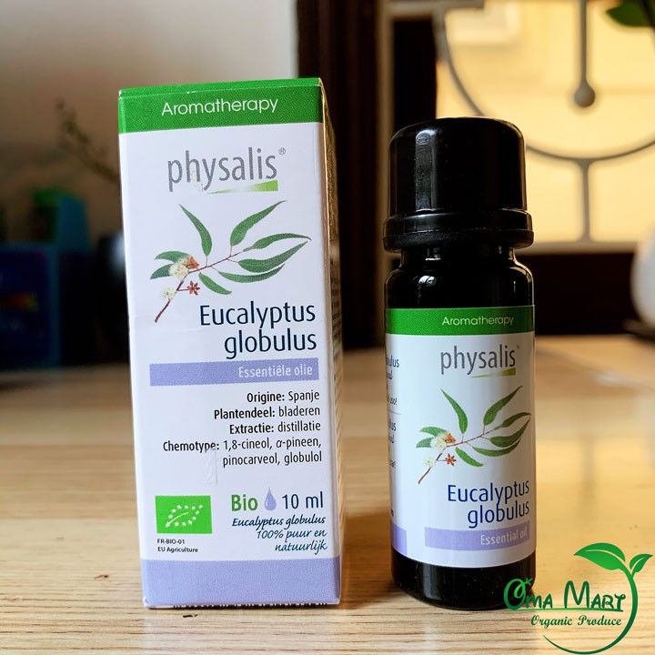 Tinh dầu khuynh diệp (Bạch đàn) hữu cơ Physalis 10ml