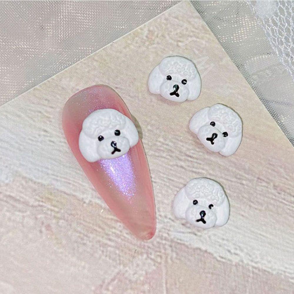 Phụ Kiện Trang Trí Móng Tay Hình Động Vật Hoạt Hình Dễ Thương DIY