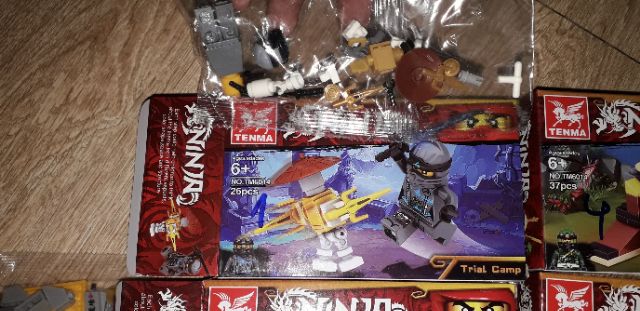 Set 6 hộp LegoNinjago Ngôi đền 6014 trọn bộ