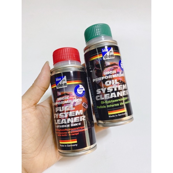 Dung dịch làm sạch hệ thống xăng, vệ sinh động cơ xe máy Bluechem chai 50ml