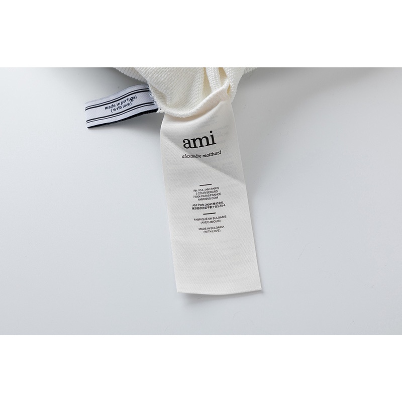 AMI De Coeur Áo nỉ cotton nguyên chất thêu hình trái tim nhỏ thời trang hoang dã cho nam và nữ | BigBuy360 - bigbuy360.vn