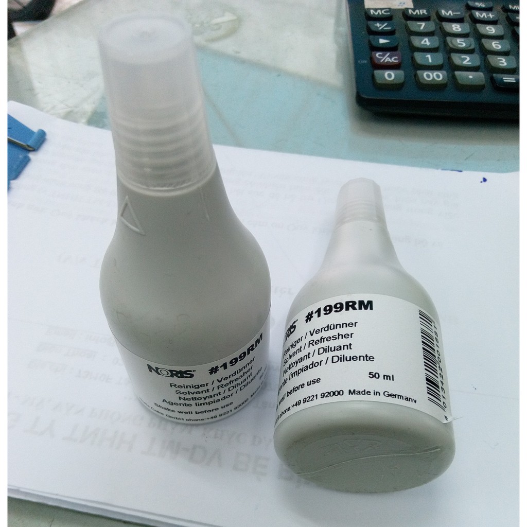 Dung Dịch Pha Mực Dấu, Mực Dầu, Dùng Làm Mềm Khay Mực, Pha Loãng Mực Khi Bị Nhanh Khô - Cleaning Solution Solvent